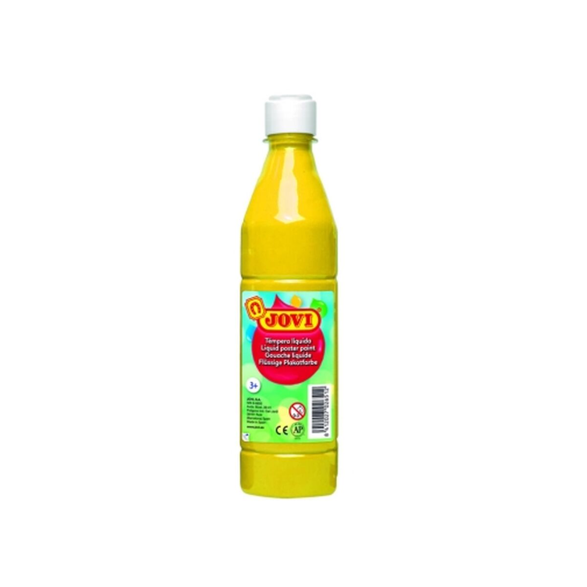 Tempera Jovi Yellow 500 ml (12 Units)