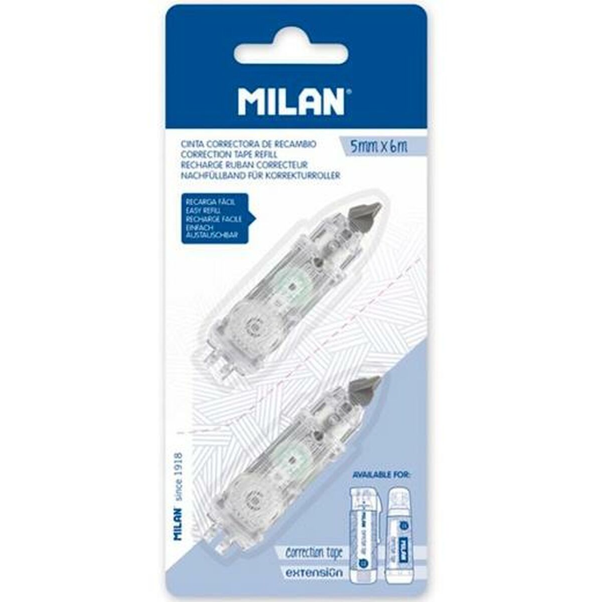 Correction Tape Milan (2 Pieces) (12 Units)