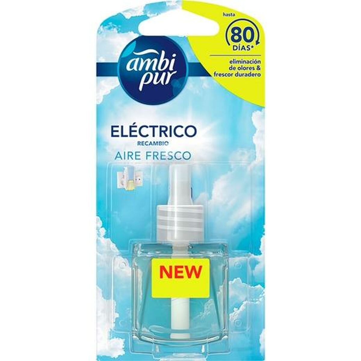 Electric Air Freshener Refills Ambi Pur AIRE FRESCO Clean air 21,5 ml (9Units)