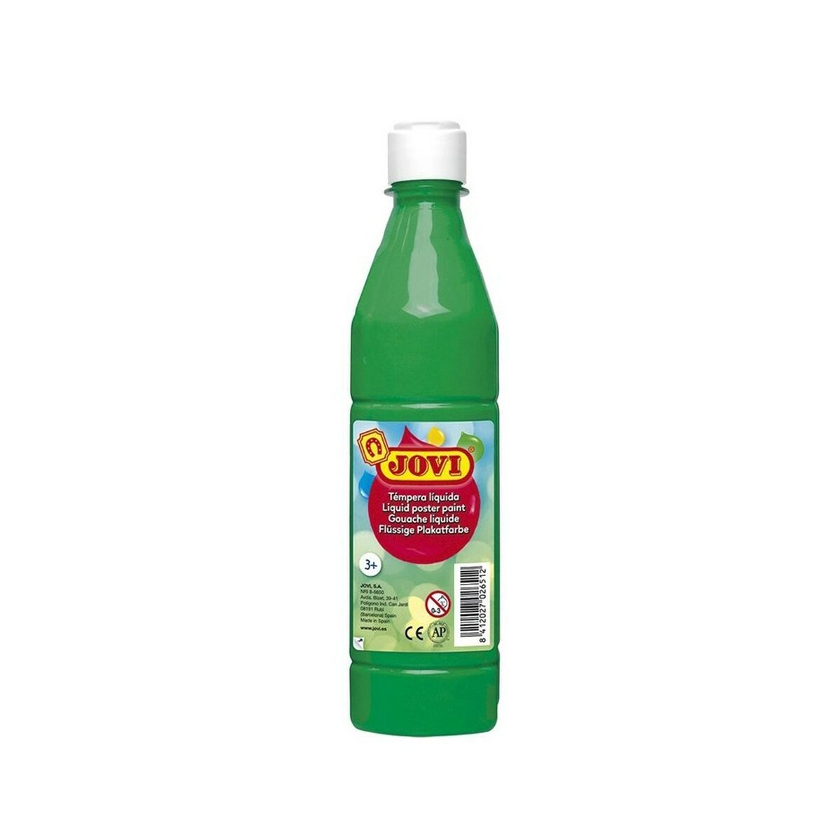 Tempera Jovi Green 500 ml (12 Units)