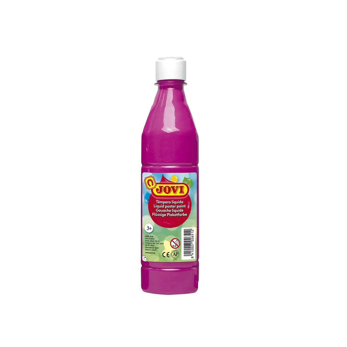 Tempera Jovi Magenta 500 ml (12 Units)