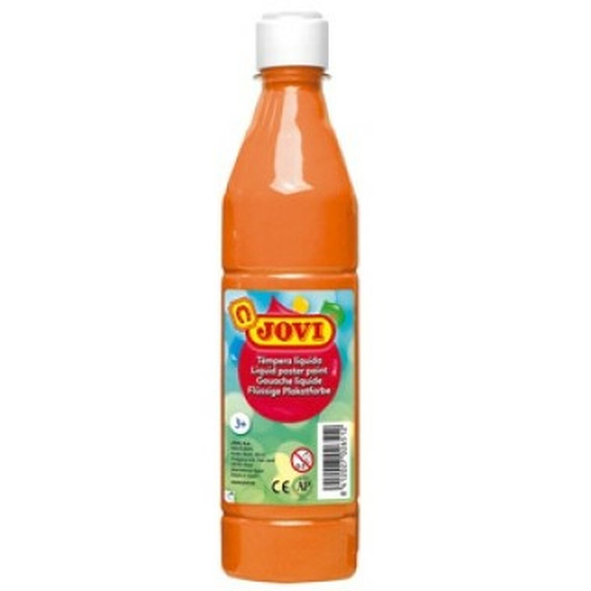 Tempera Jovi Orange 500 ml (12 Units)