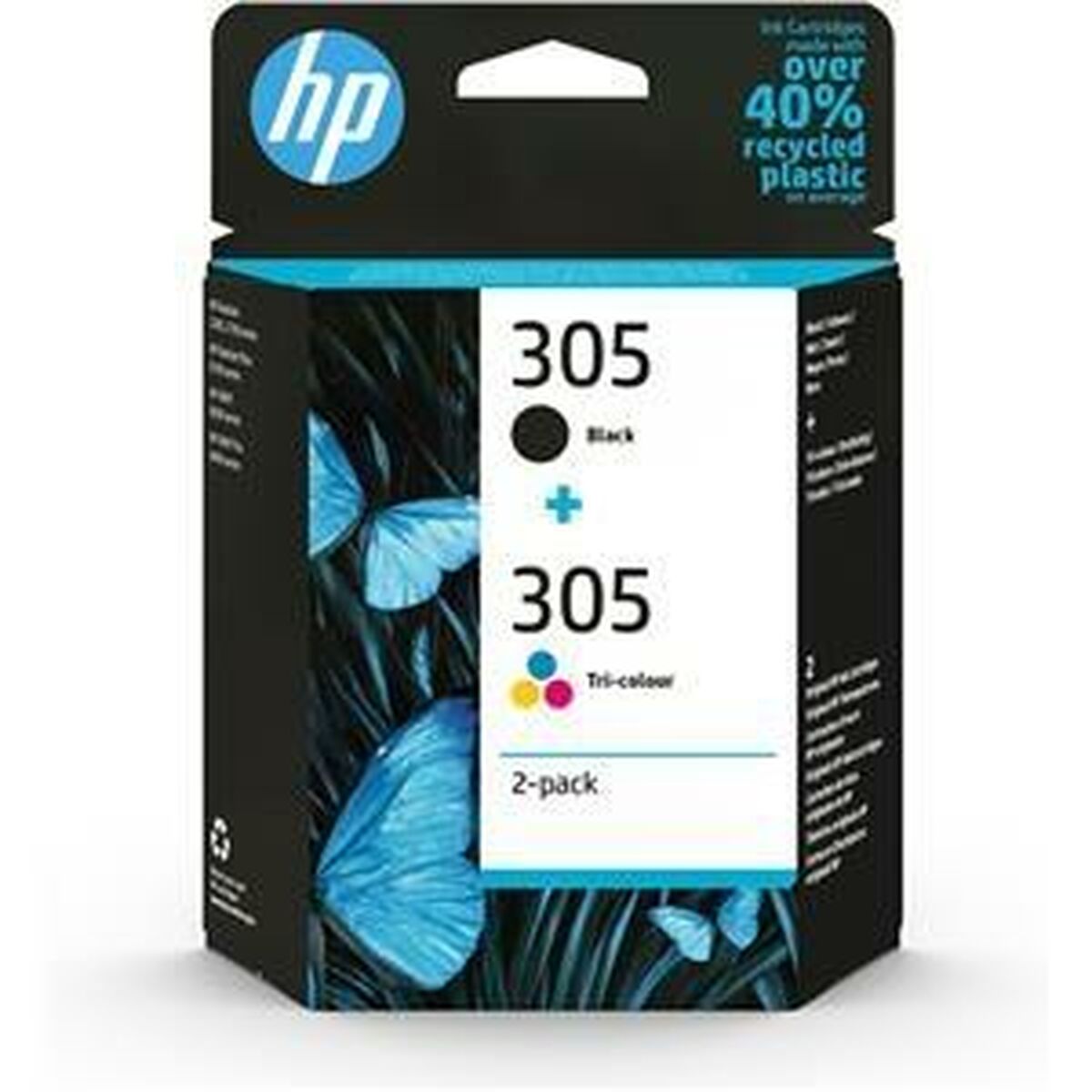Original Ink Cartridge HP 305 Yellow (24 Units)