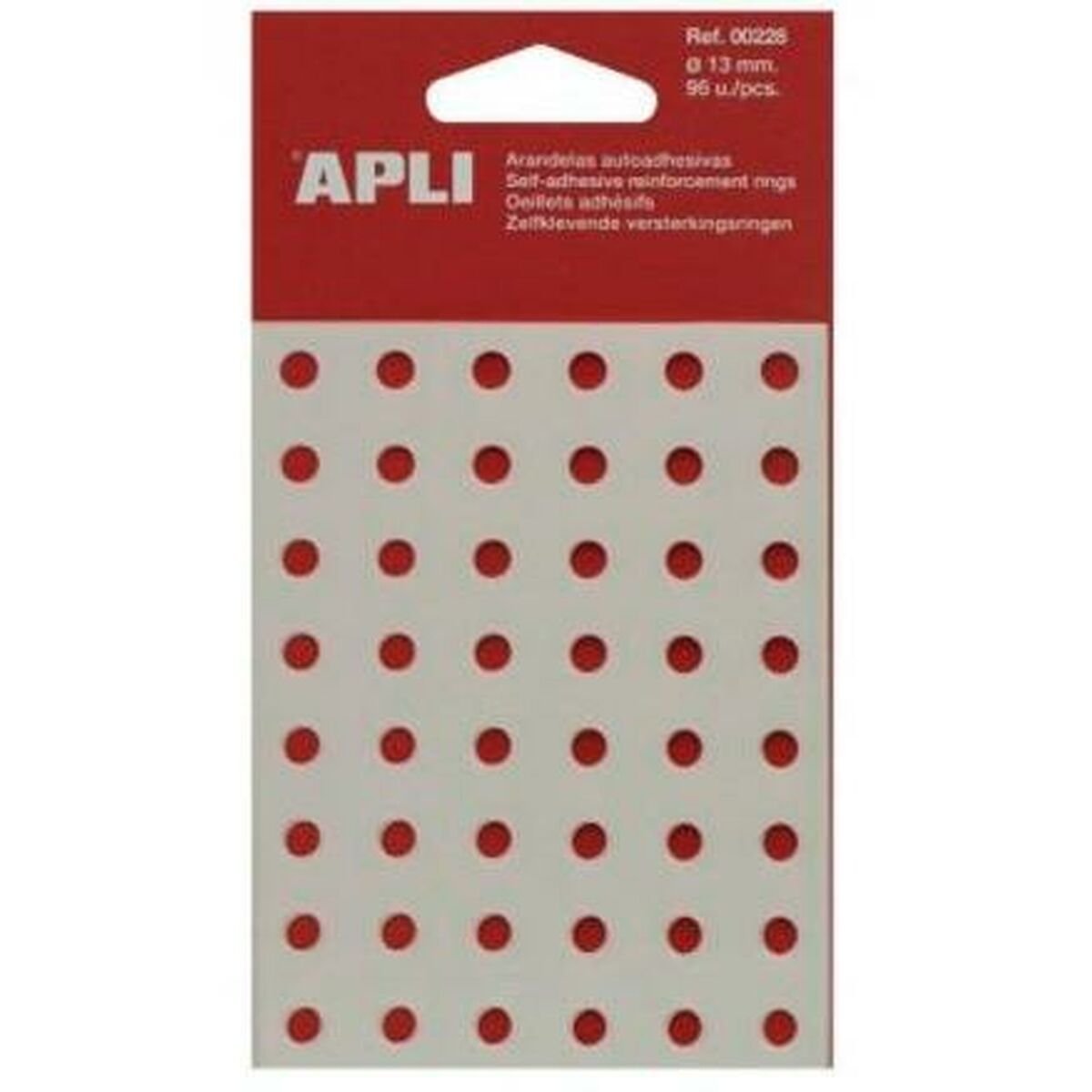 Washers Apli Transparent  13 mm 96 Pieces (10 Units)