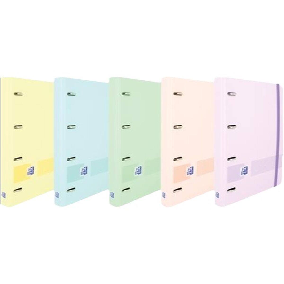 Ring binder Oxford LIVE & GO Multicolour A4+ (10 Units)