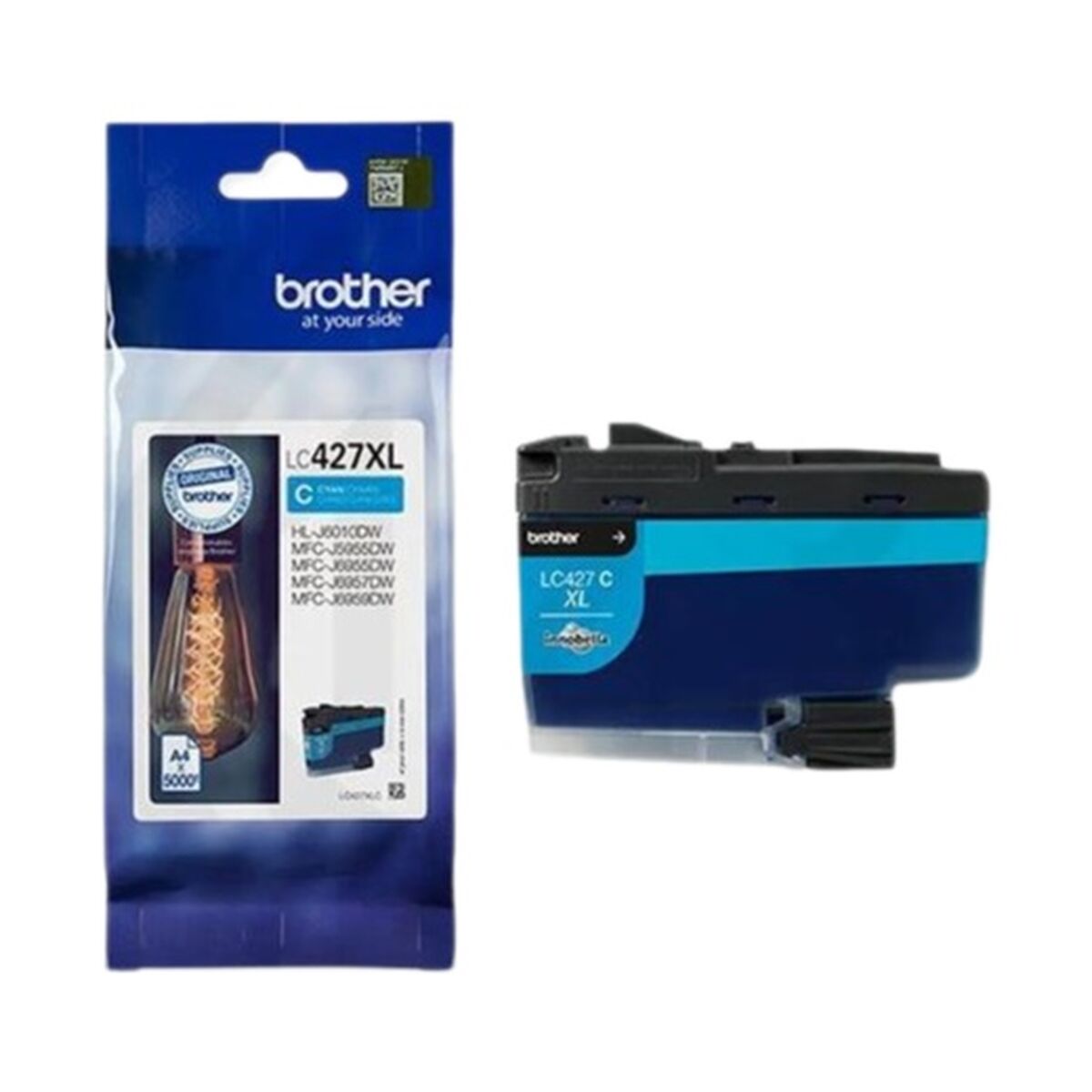 Original Ink Cartridge Brother LC427XL Cyan (5 Units)