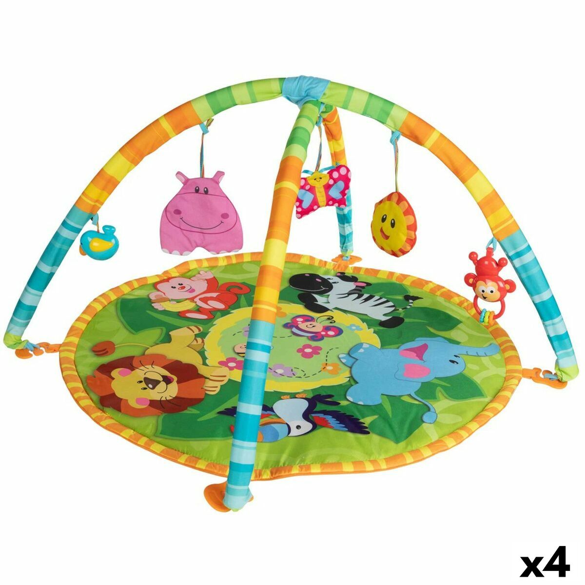 Play mat Winfun Jungle Cloth (4 Units) Play mat Winfun Jungle Cloth (4 Units)