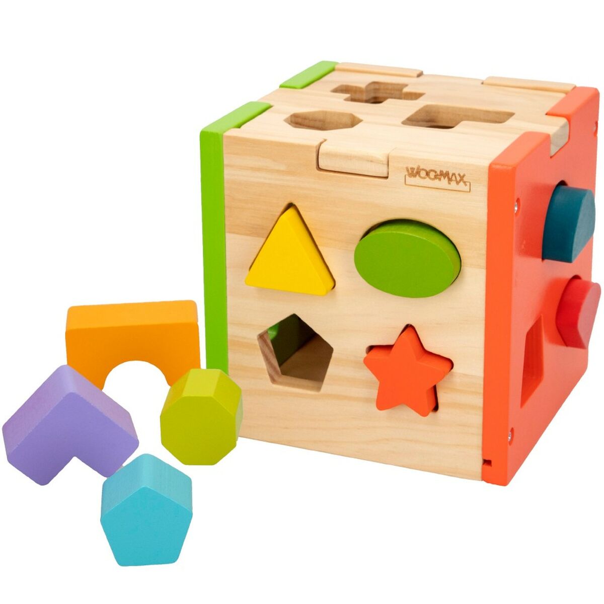 Child’s Wooden Puzzle Woomax 15 x 15 x 15 cm (6 Units)