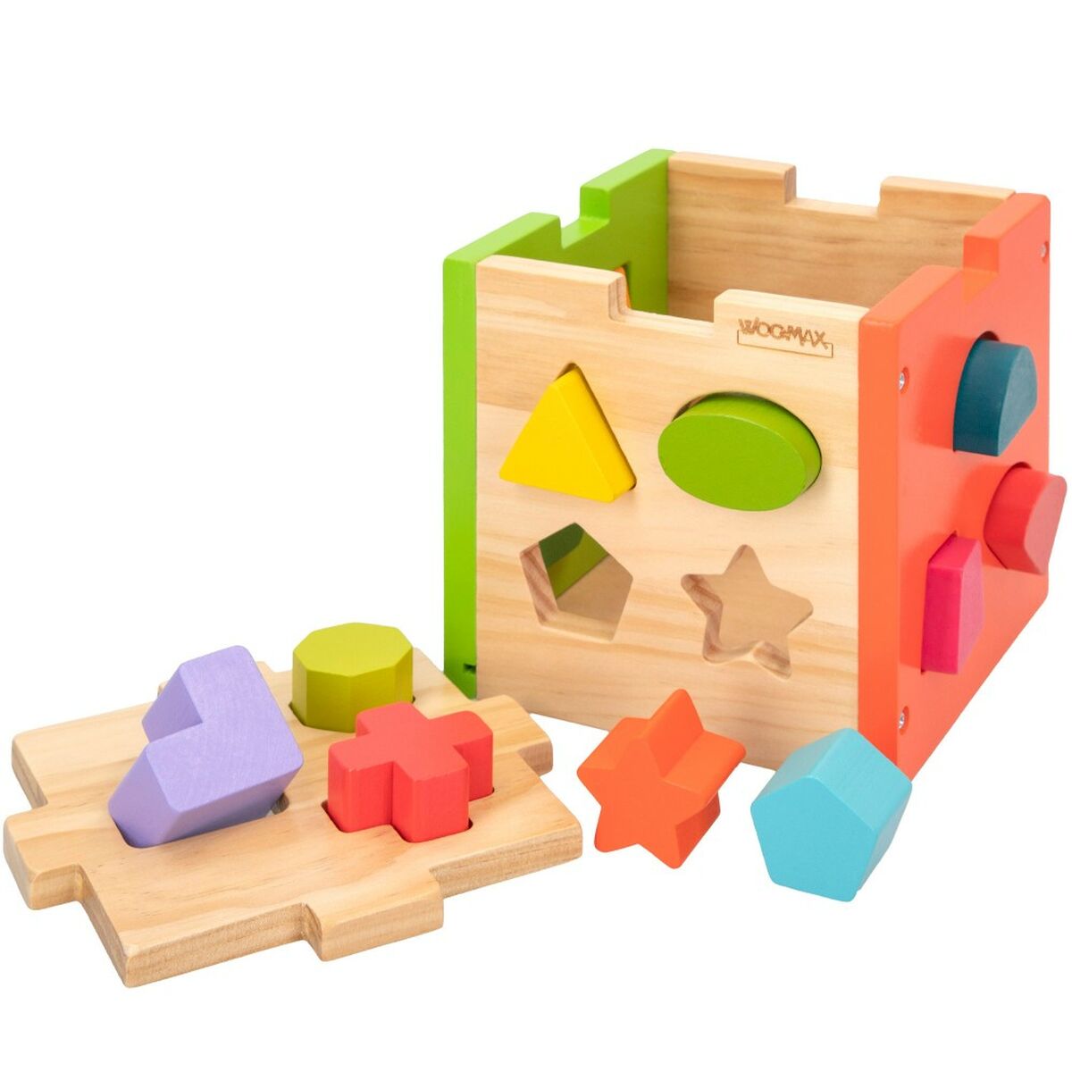Child’s Wooden Puzzle Woomax 15 x 15 x 15 cm (6 Units)