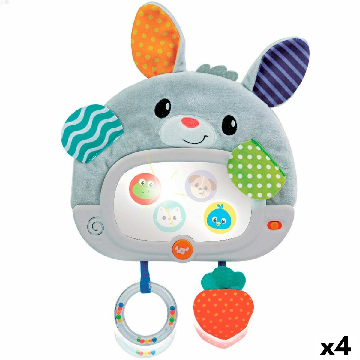 Baby toy Winfun Rabbit 25 x 35 x 2,5 cm (4 Units) Baby toy Winfun Rabbit 25 x 35 x 2,5 cm (4 Units)