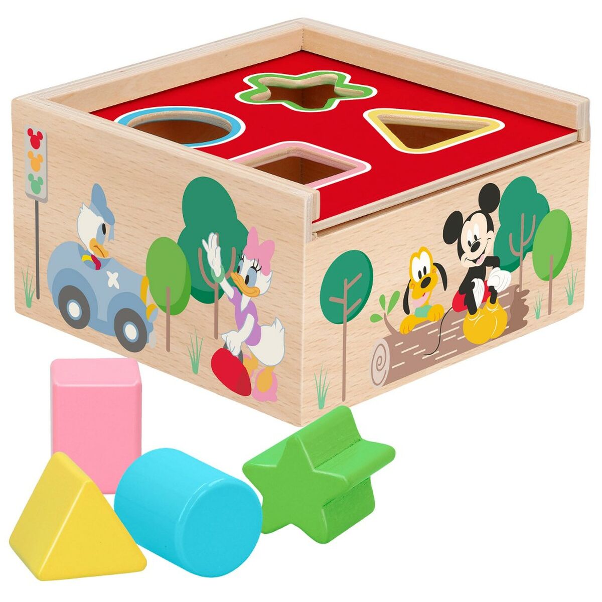 Child’s Wooden Puzzle Disney 5 Pieces 13,5 x 7,5 x 13 cm (6 Units)