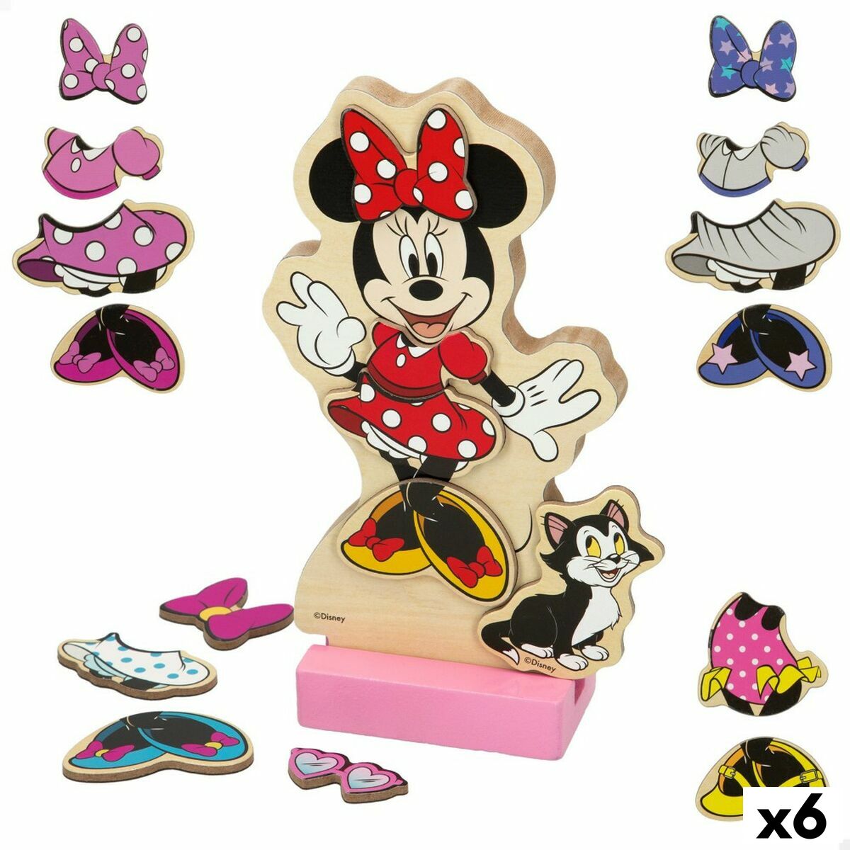 Wooden Game Disney Minnie Mouse Wooden Game Disney Minnie Mouse