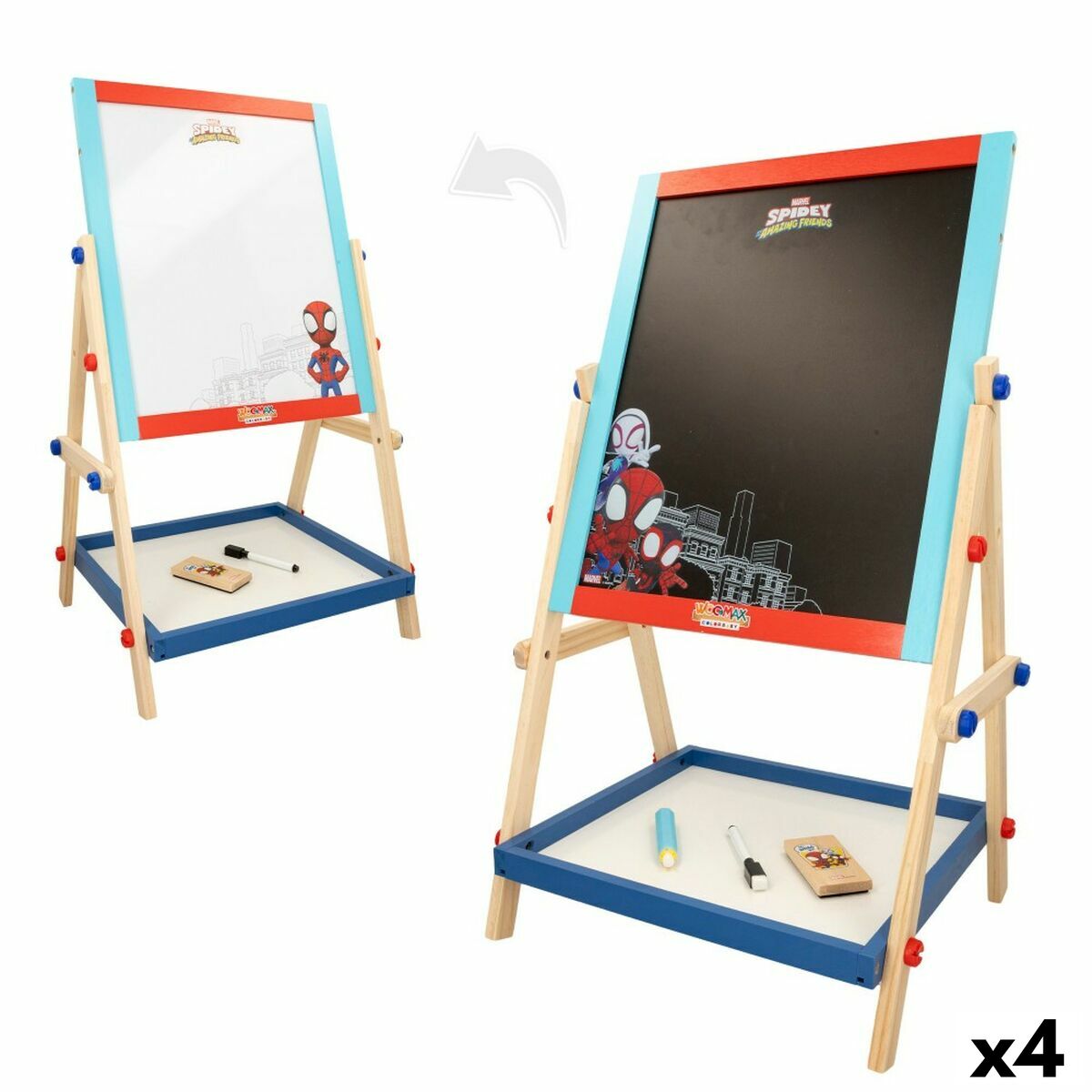 2 in 1 Board Spidey 5 Pieces 4 Units 40 x 64,5 x 31,5 cm 2 in 1 Board Spidey 5 Pieces 4 Units 40 x 64,5 x 31,5 cm