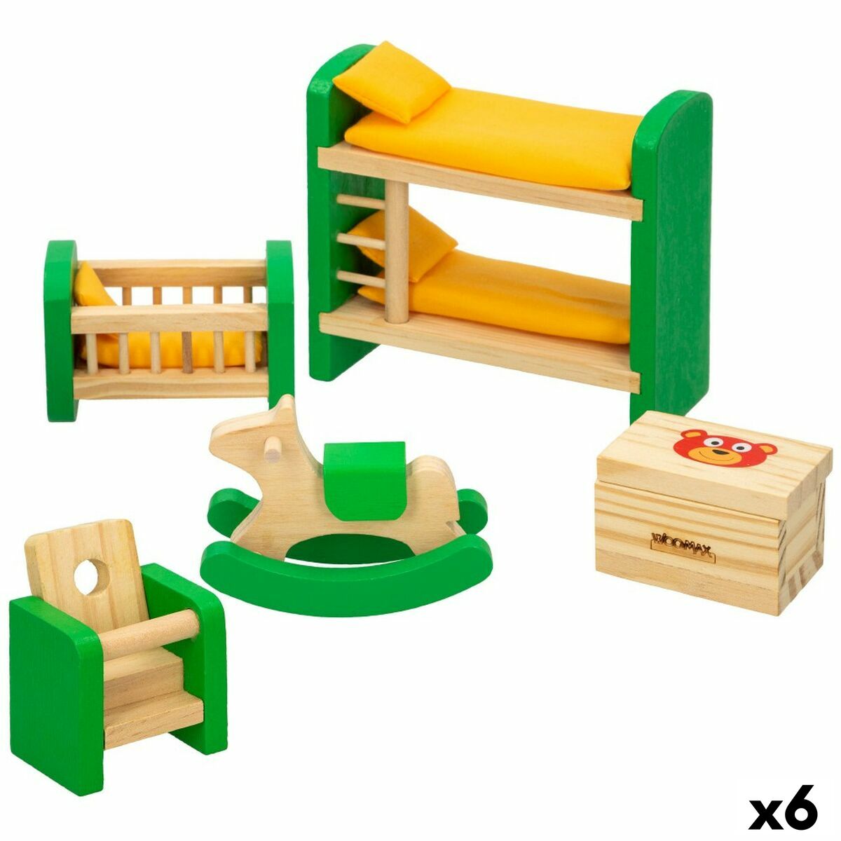 Doll’s house bedroom Woomax (6 Units)