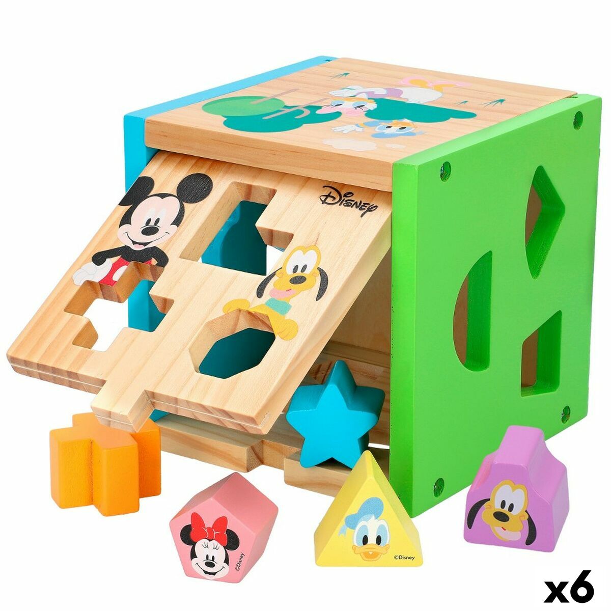 Child’s Wooden Puzzle Disney 14 Pieces 15 x 15 x 15 cm (6 Units)