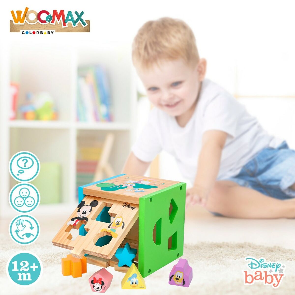 Child’s Wooden Puzzle Disney 14 Pieces 15 x 15 x 15 cm (6 Units)