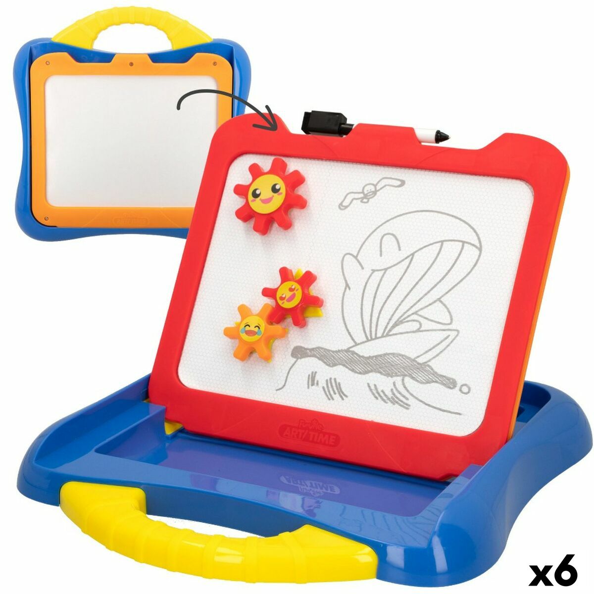 Magnetic board Colorbaby Double-sided (6 Units) Magnetic board Colorbaby Double-sided (6 Units)