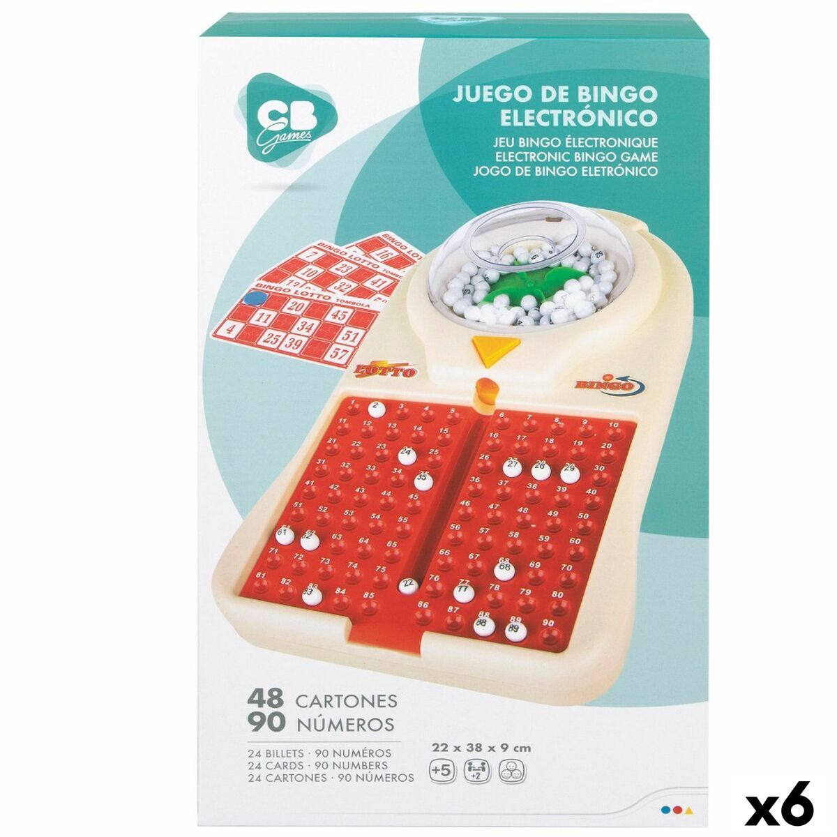 Automatic Bingo CB Games   Cardboard Plastic (6 Units)