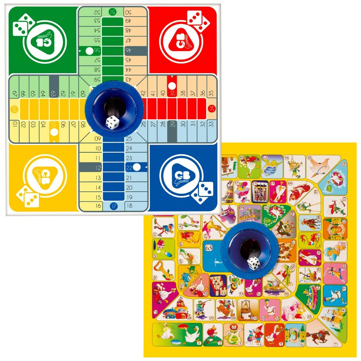 Parchís and Oca Board CB Games 26 x 5 x 26 cm (6 Units)