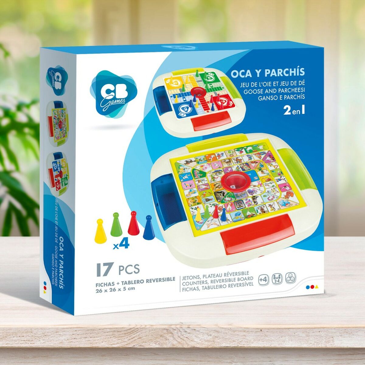 Parchís and Oca Board CB Games 26 x 5 x 26 cm (6 Units)