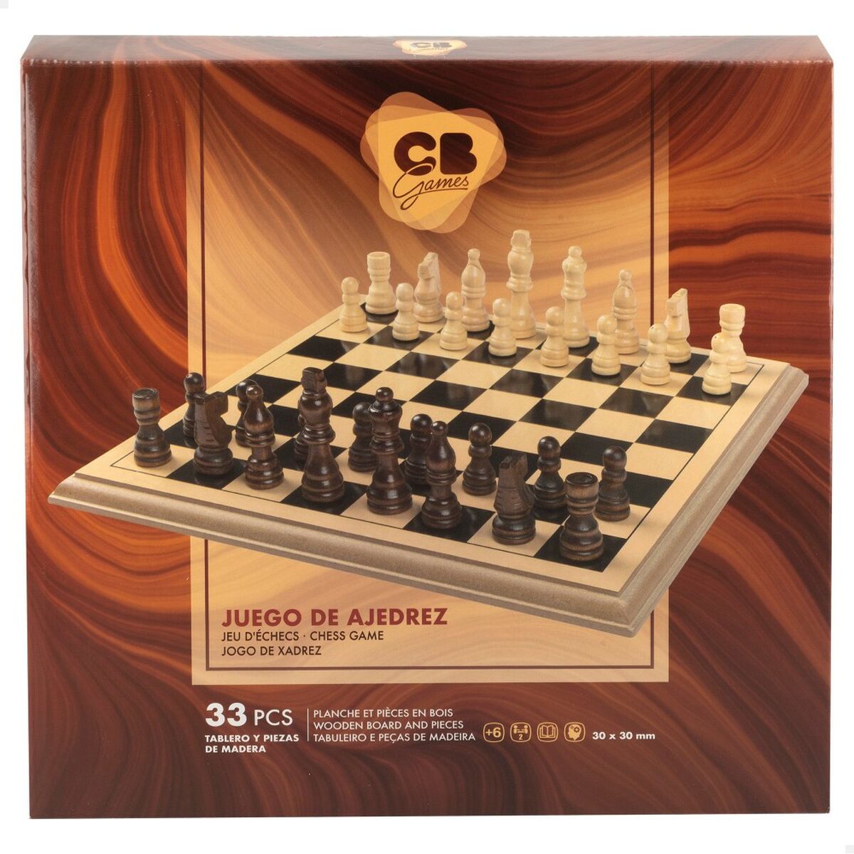 Chess CB Games Wood (4 Units)