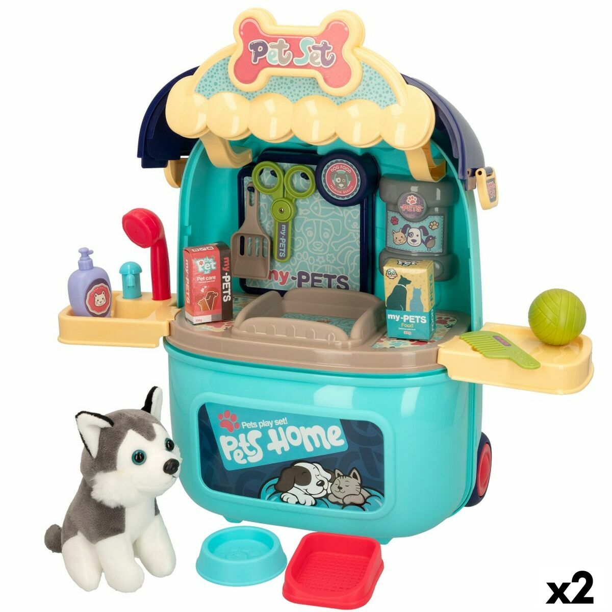 Plush Pet GoGo Friends 46 x 42,5 x 23 cm (2 Units) Plush Pet GoGo Friends 46 x 42,5 x 23 cm (2 Units)