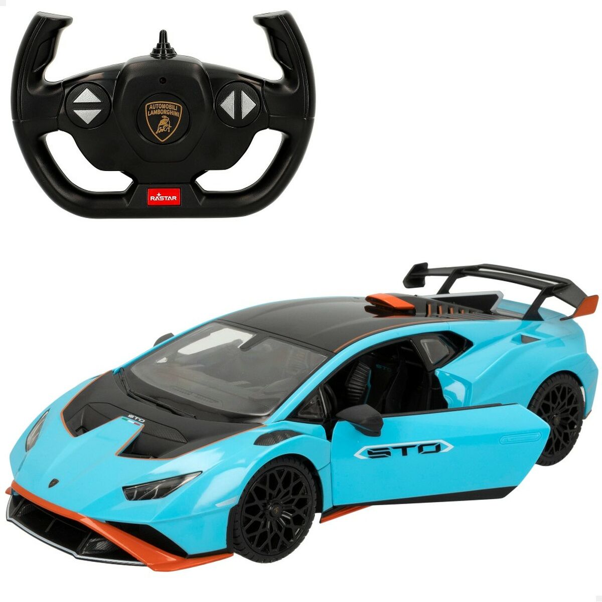 Remote-Controlled Car Lamborghini HuracÃ¡n STO Blue 1:14 (2 Units)