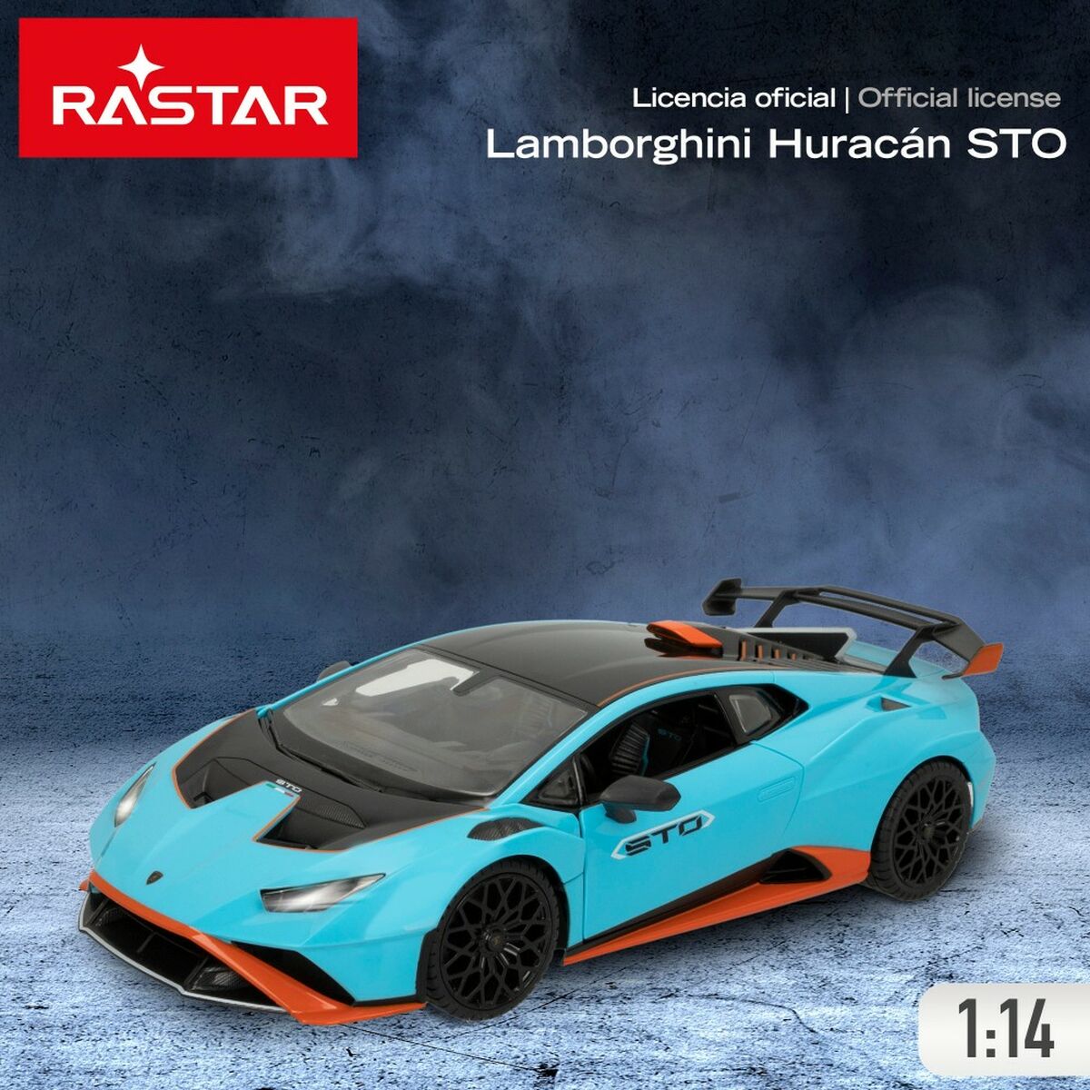 Remote-Controlled Car Lamborghini HuracÃ¡n STO Blue 1:14 (2 Units)