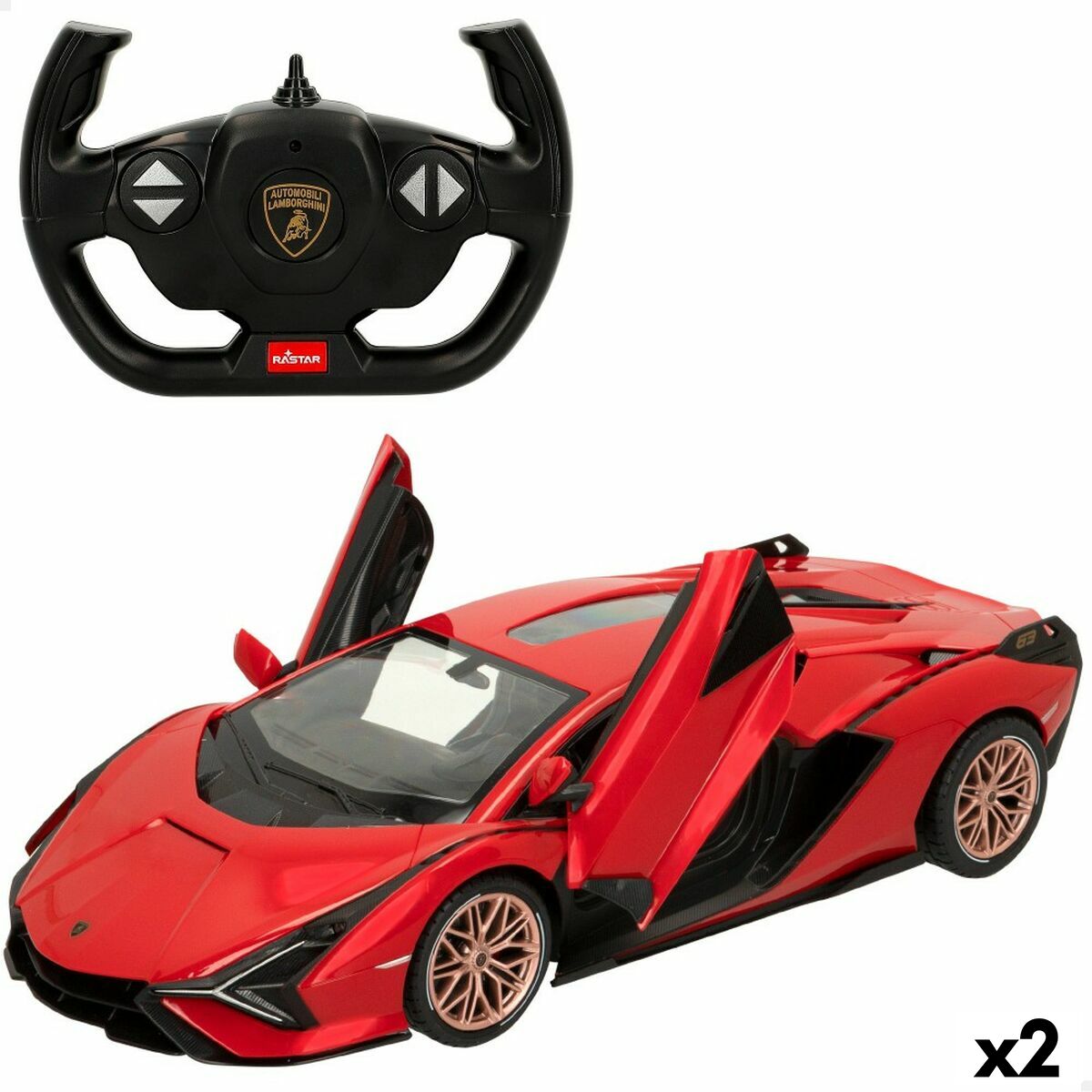 Remote-Controlled Car Lamborghini Sian 1:14 (2 Units) Remote-Controlled Car Lamborghini Sian 1:14 (2 Units)