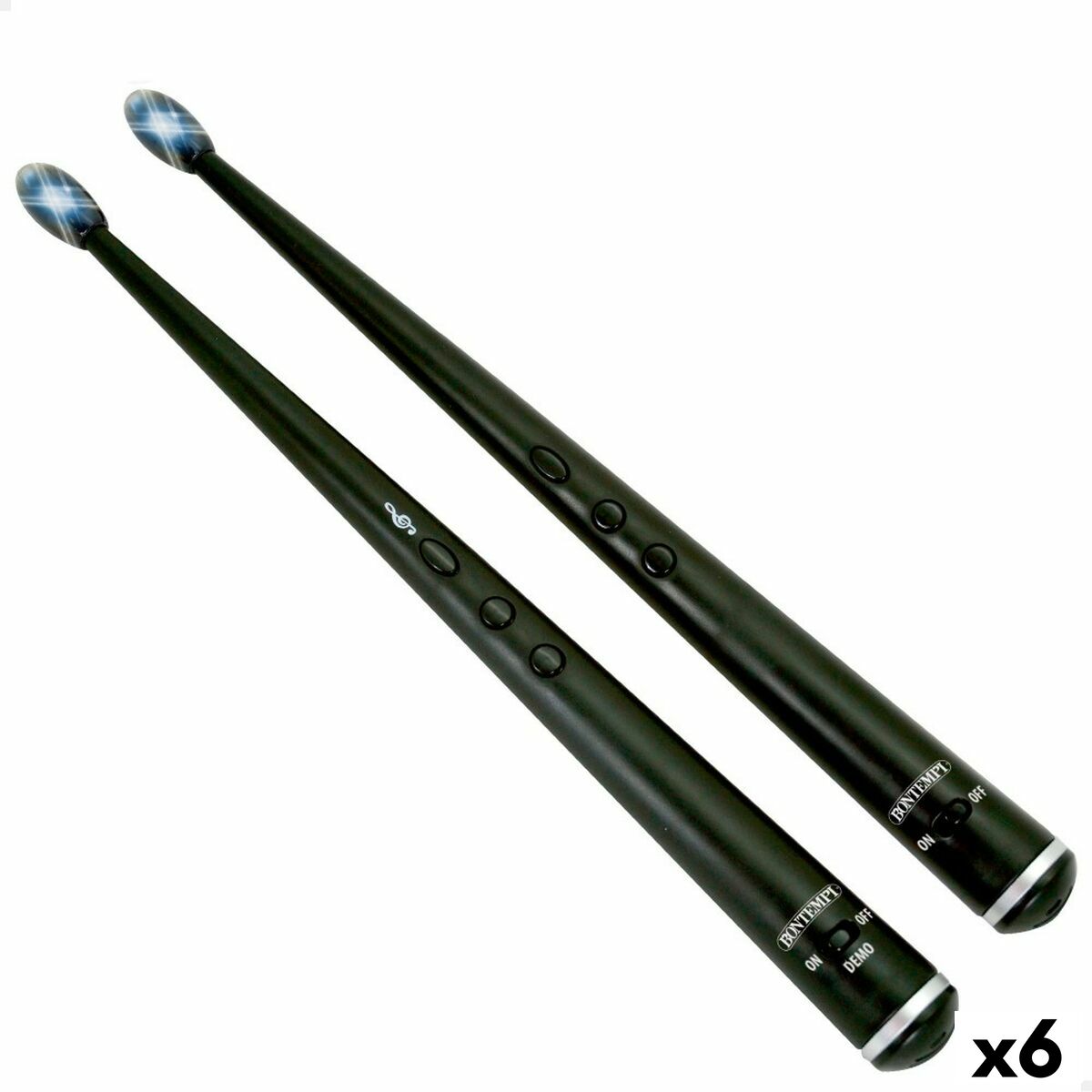 Drumsticks Bontempi Electric Black Light Drumsticks Bontempi Electric Black Light