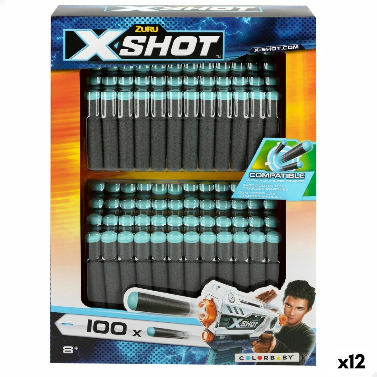 Darts Zuru X-Shot 100 Pieces Darts Zuru X-Shot 100 Pieces