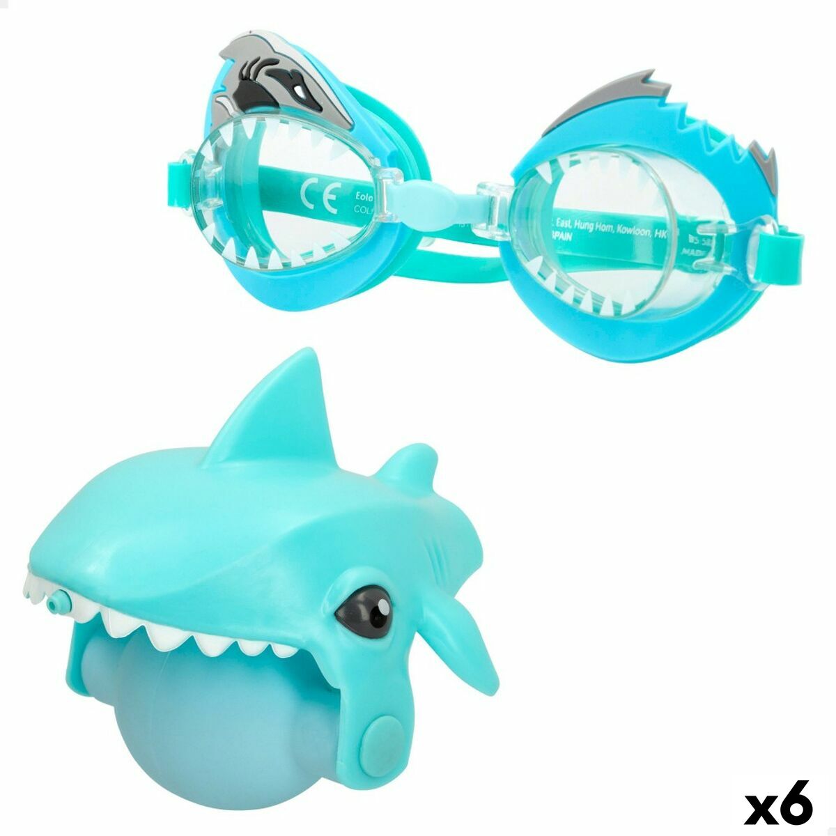 Water Pistol Eolo Shark 13,5 x 5,5 x 3 cm (6 Units) Water Pistol Eolo Shark 13,5 x 5,5 x 3 cm (6 Units)