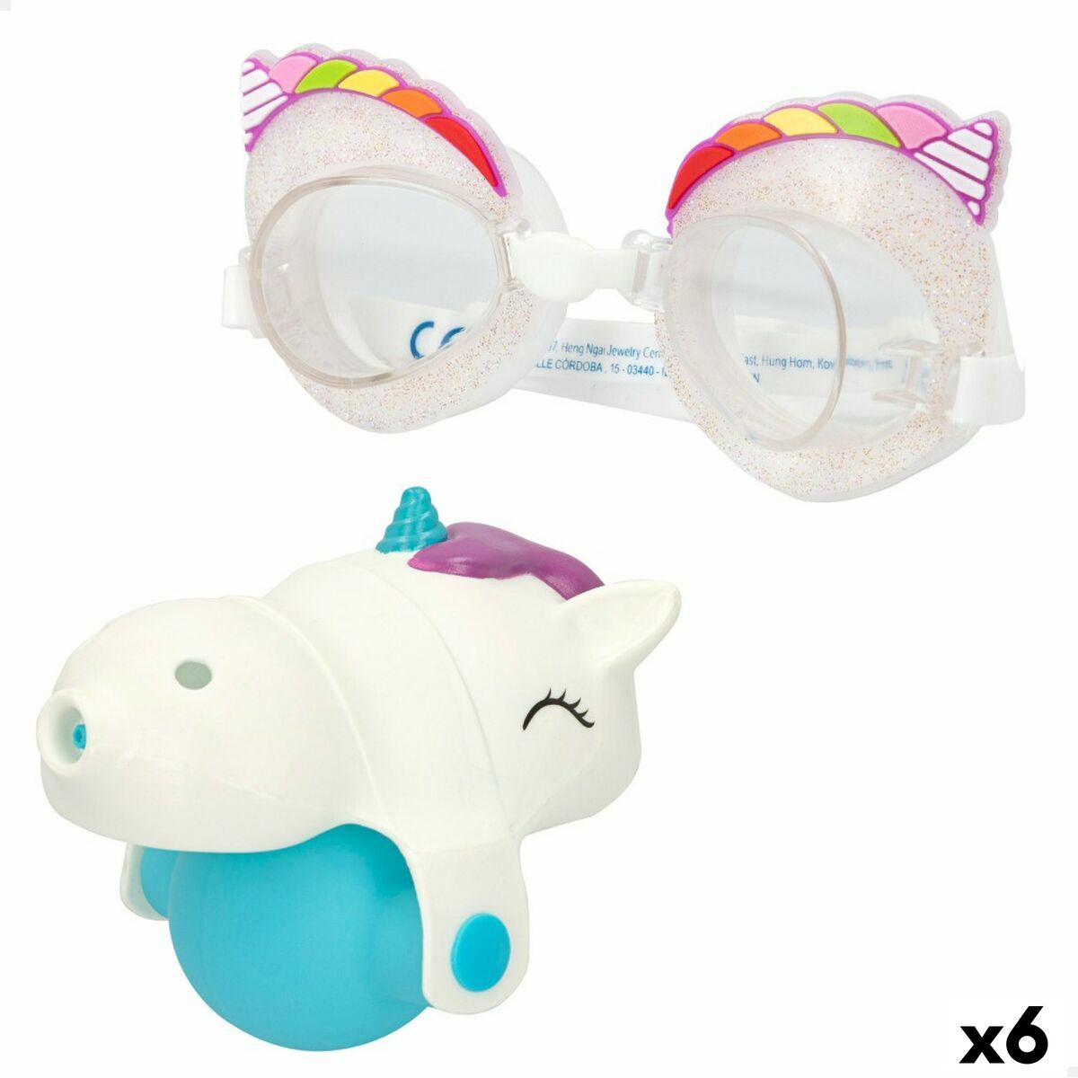 Water Pistol Eolo Unicorn 14 x 6 x 3 cm (6 Units) Water Pistol Eolo Unicorn 14 x 6 x 3 cm (6 Units)