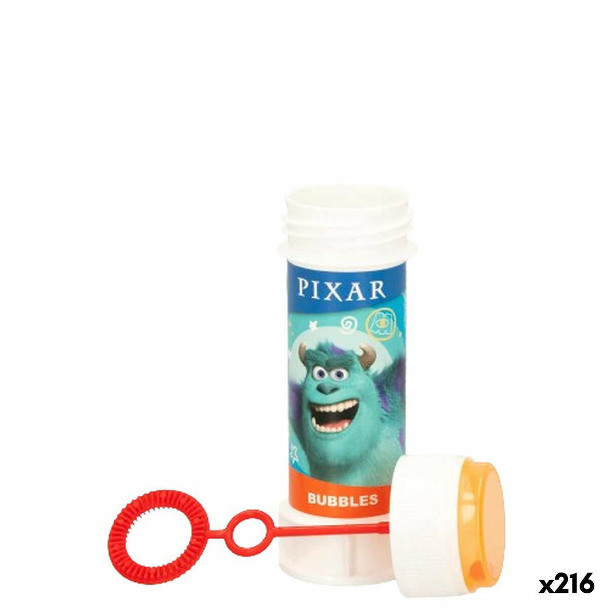 Bubble blower Pixar 60 ml 3,8 x 11,5 x 3,8 cm (216 Units) Bubble blower Pixar 60 ml 3,8 x 11,5 x 3,8 cm (216 Units)