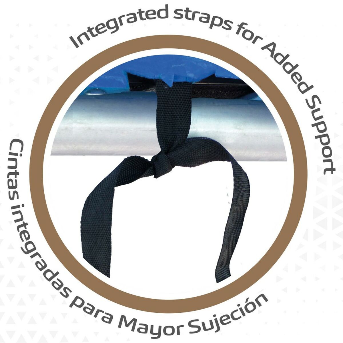 Protective Tarpaulin Aktive Elastic Bed Blue  305 cm (6 Units)