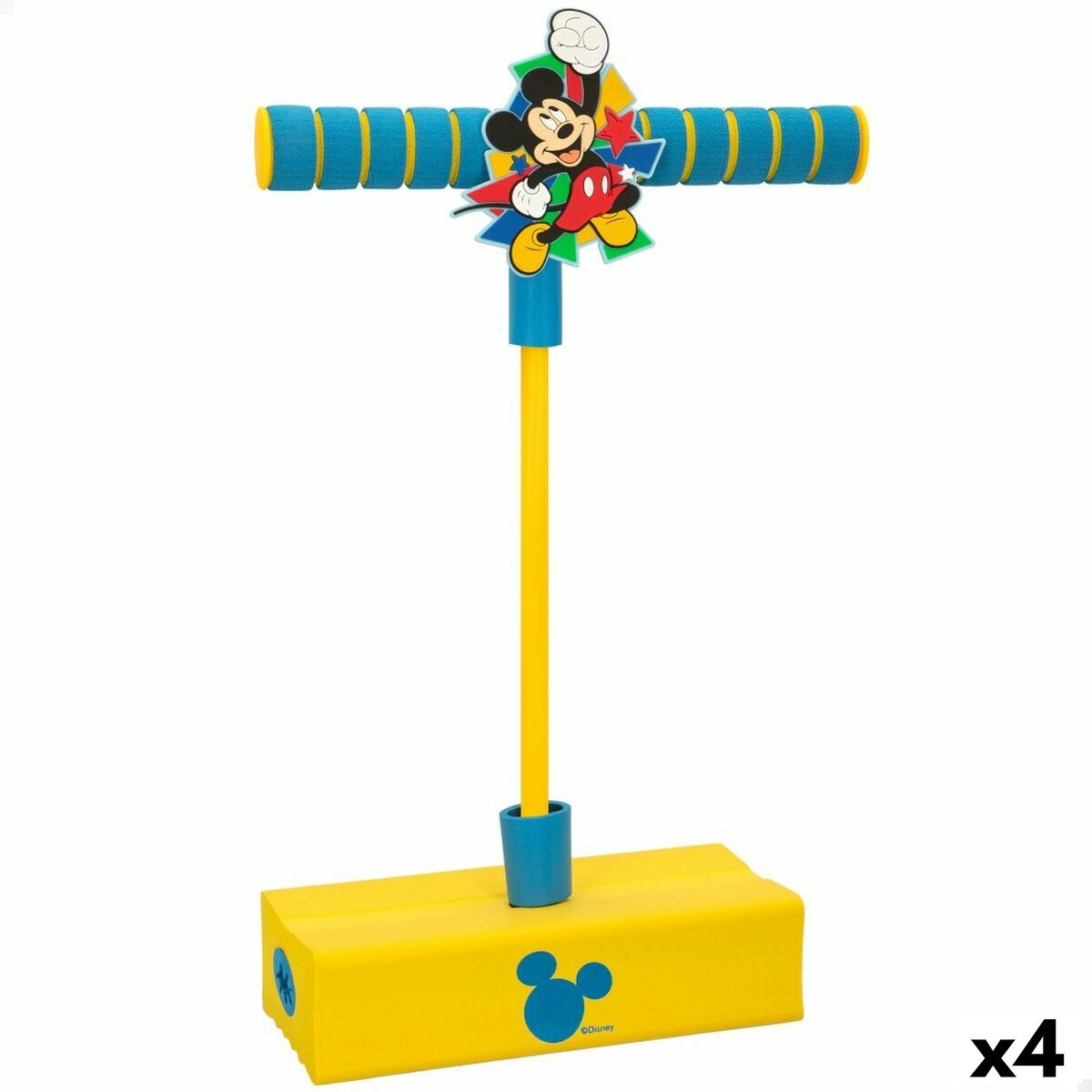 Pogobouncer Mickey Mouse 3D Yellow Children’s (4 Units) Pogobouncer Mickey Mouse 3D Yellow Children’s (4 Units)