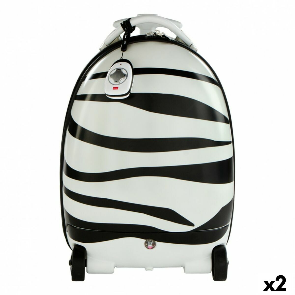Trolley Backpack Rastar Children’s Radio control Zebra 2,4 GHz 34 x 48 x 27,5 cm (2 Units)