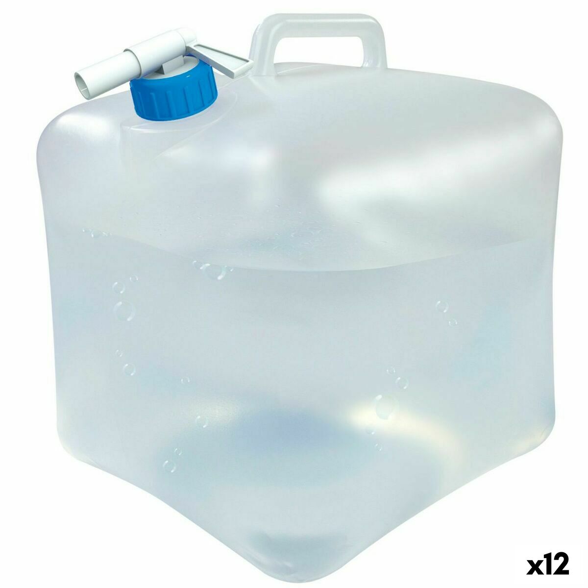 Water bottle Aktive Polyethylene 10 L 22 x 26 x 22 cm (12 Units) Water bottle Aktive Polyethylene 10 L 22 x 26 x 22 cm (12 Units)