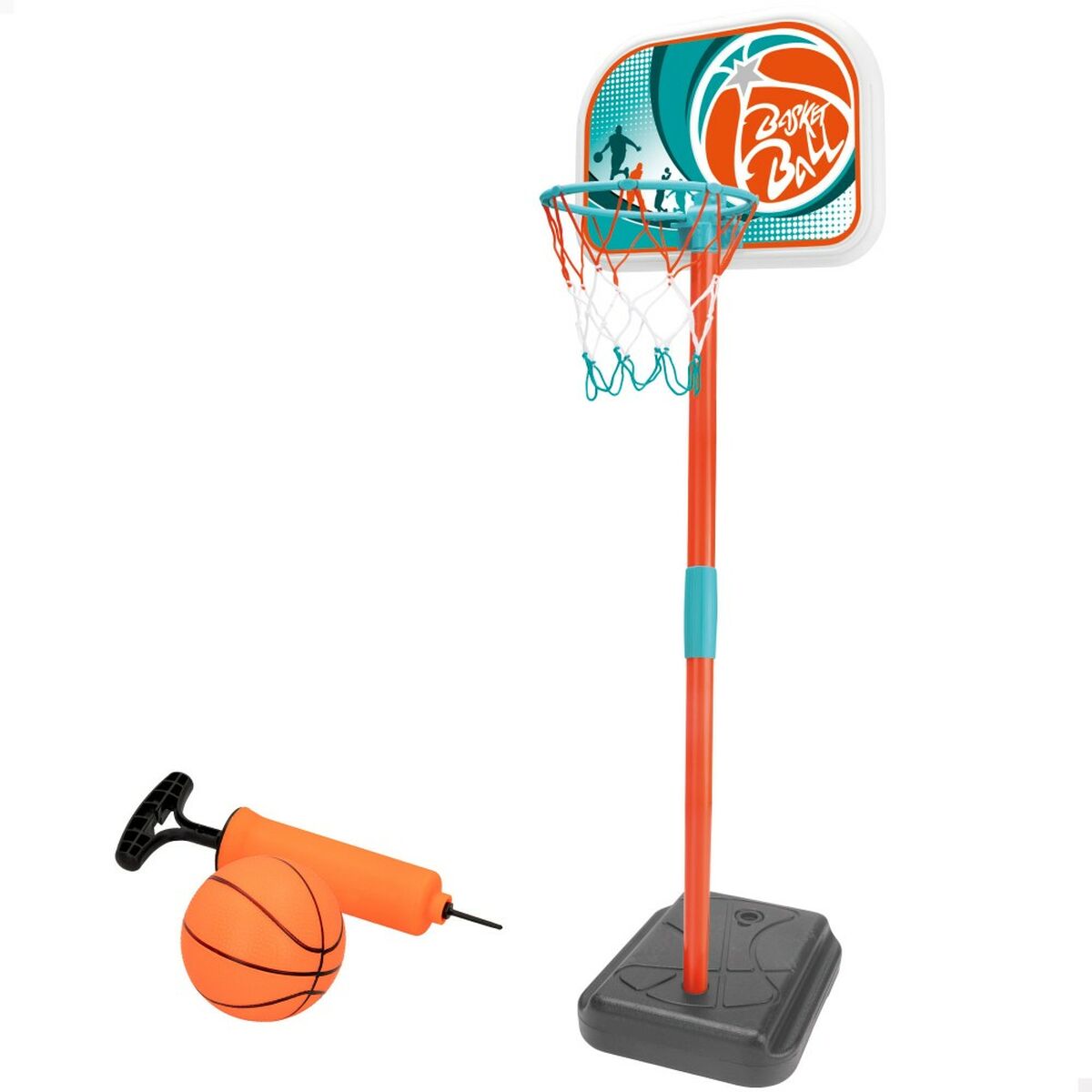 Basketball Basket Colorbaby 33 x 106 x 29 cm (4 Units)