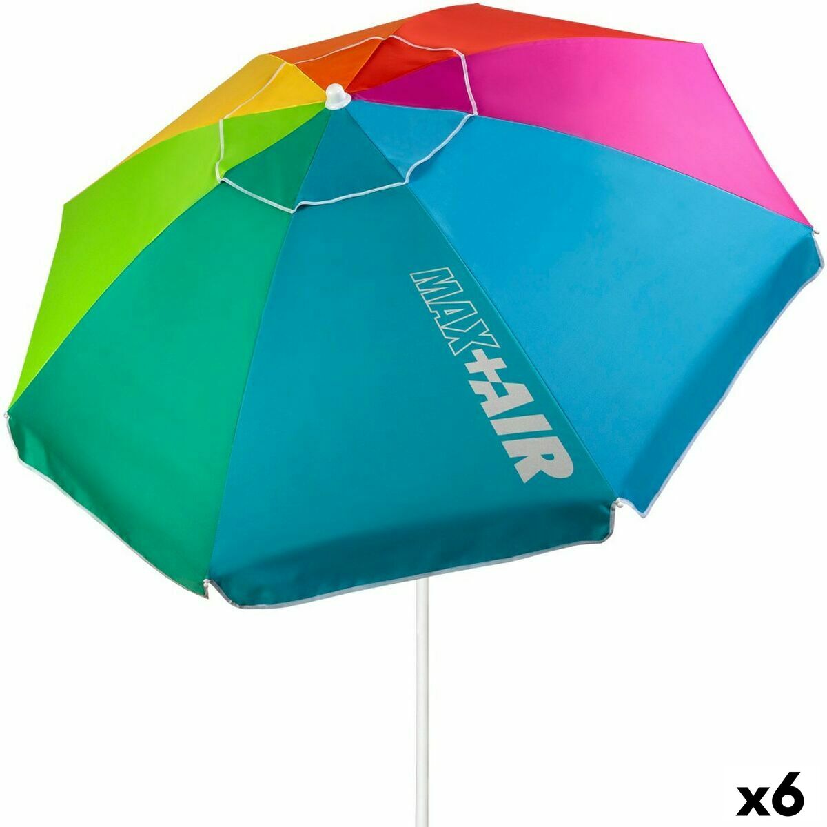 Umbrella Aktive Multicolour 200 x 200 x 200 cm 200 x 203 x 200 cm (6 Units)