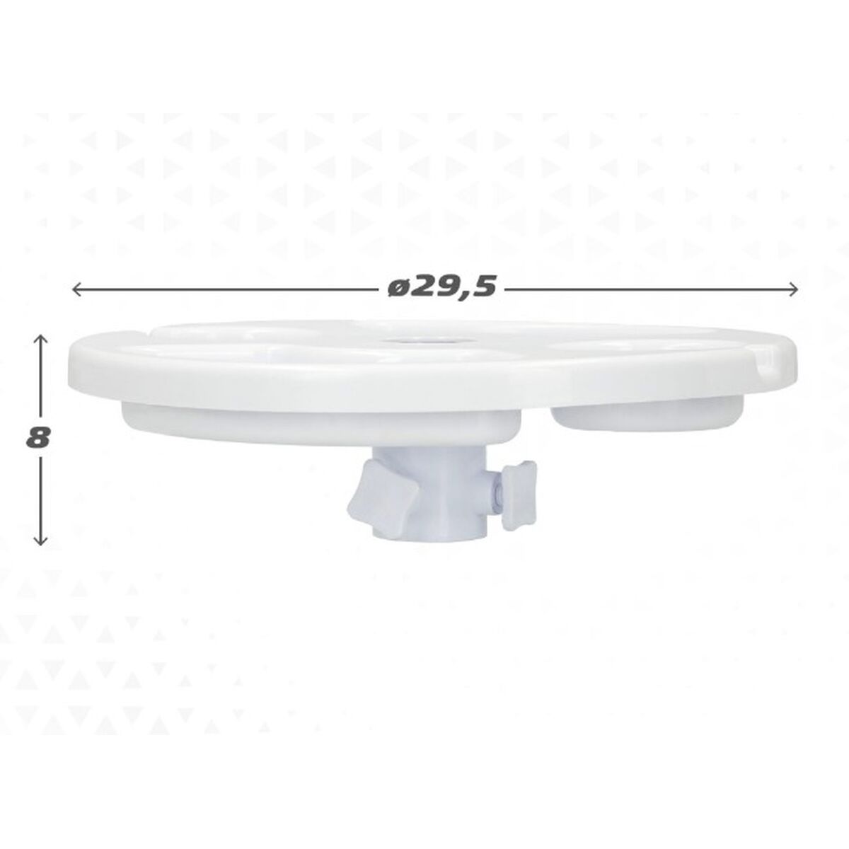 Beach Umbrella Cup Holder Aktive 29,5 x 8 x 29,5 cm Sunshade (12 Units)