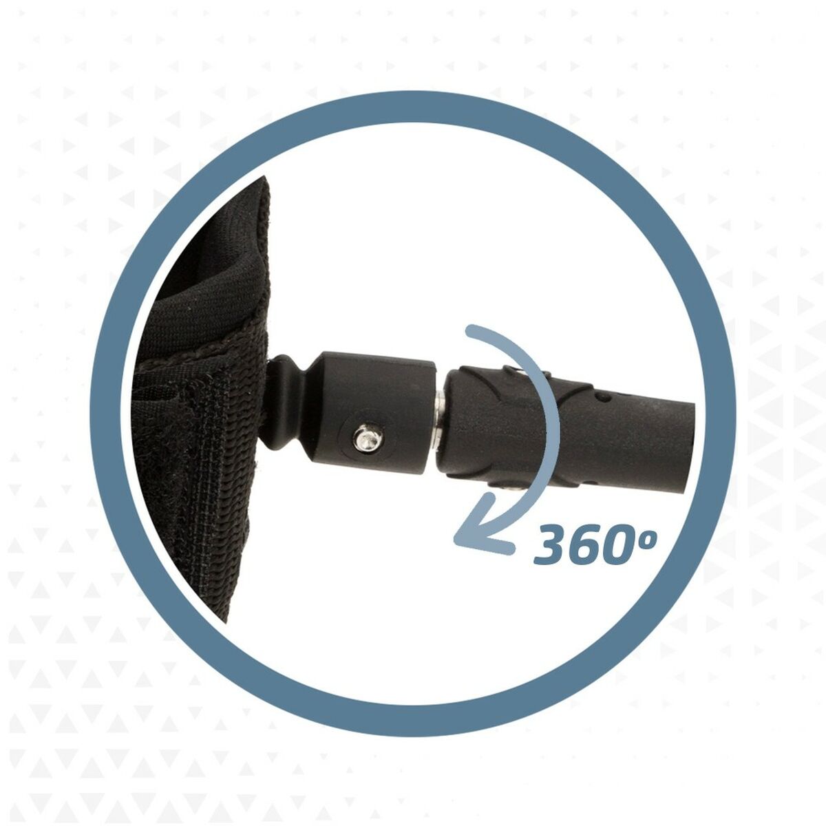 Leash Aktive Black 20 cm Spiral Stand Up Paddle Board