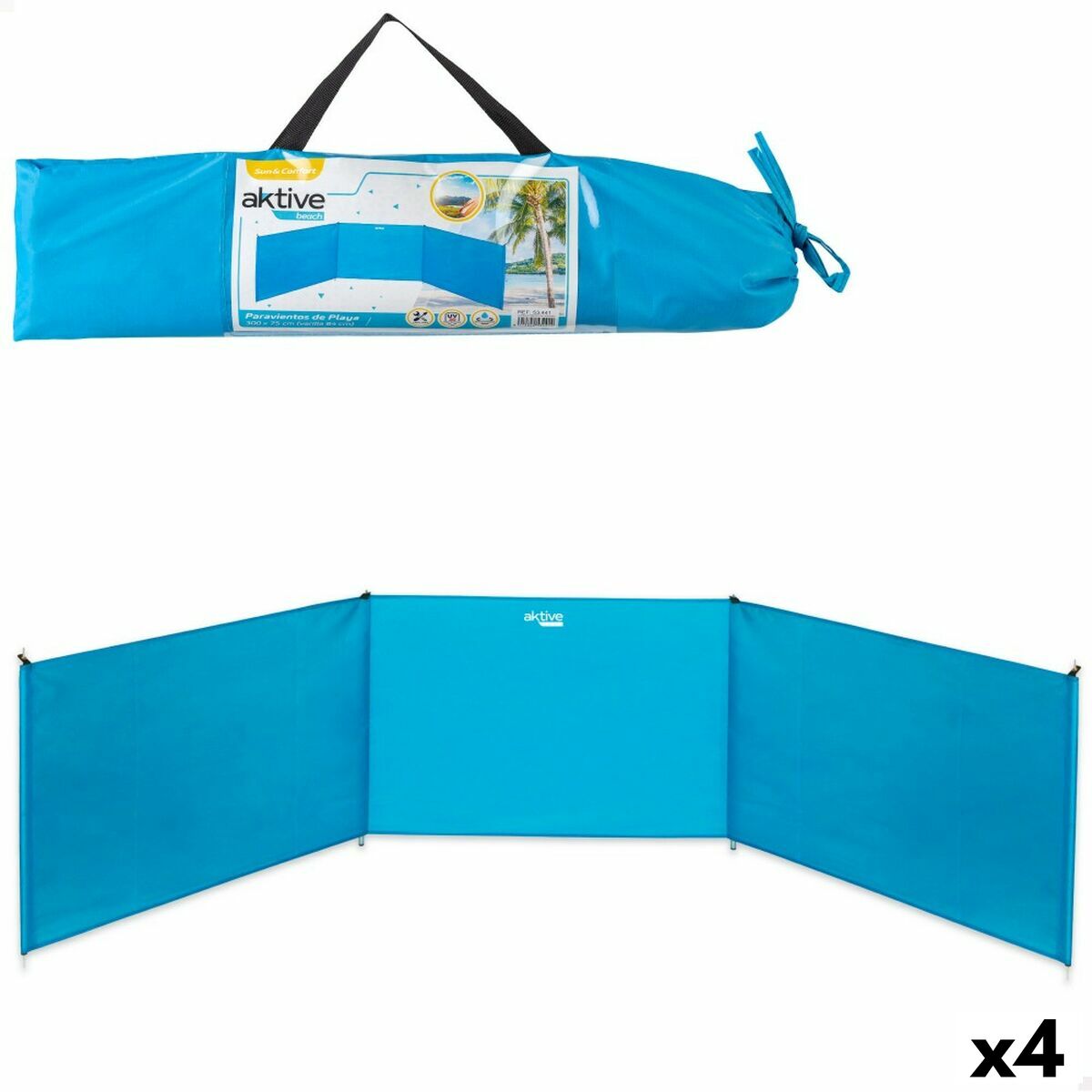 Beach Windscreen Aktive 300 x 84 x 2 cm 300 x 85 x 2 cm Beach Windscreen Aktive 300 x 84 x 2 cm 300 x 85 x 2 cm