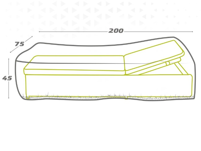 Protective Case Aktive 200 x 45 x 75 cm (6 Units)
