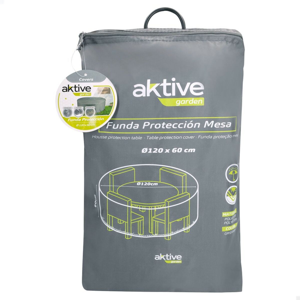 Protective Case Aktive  120 cm Tables 120 x 60 x 120 cm (6 Units)