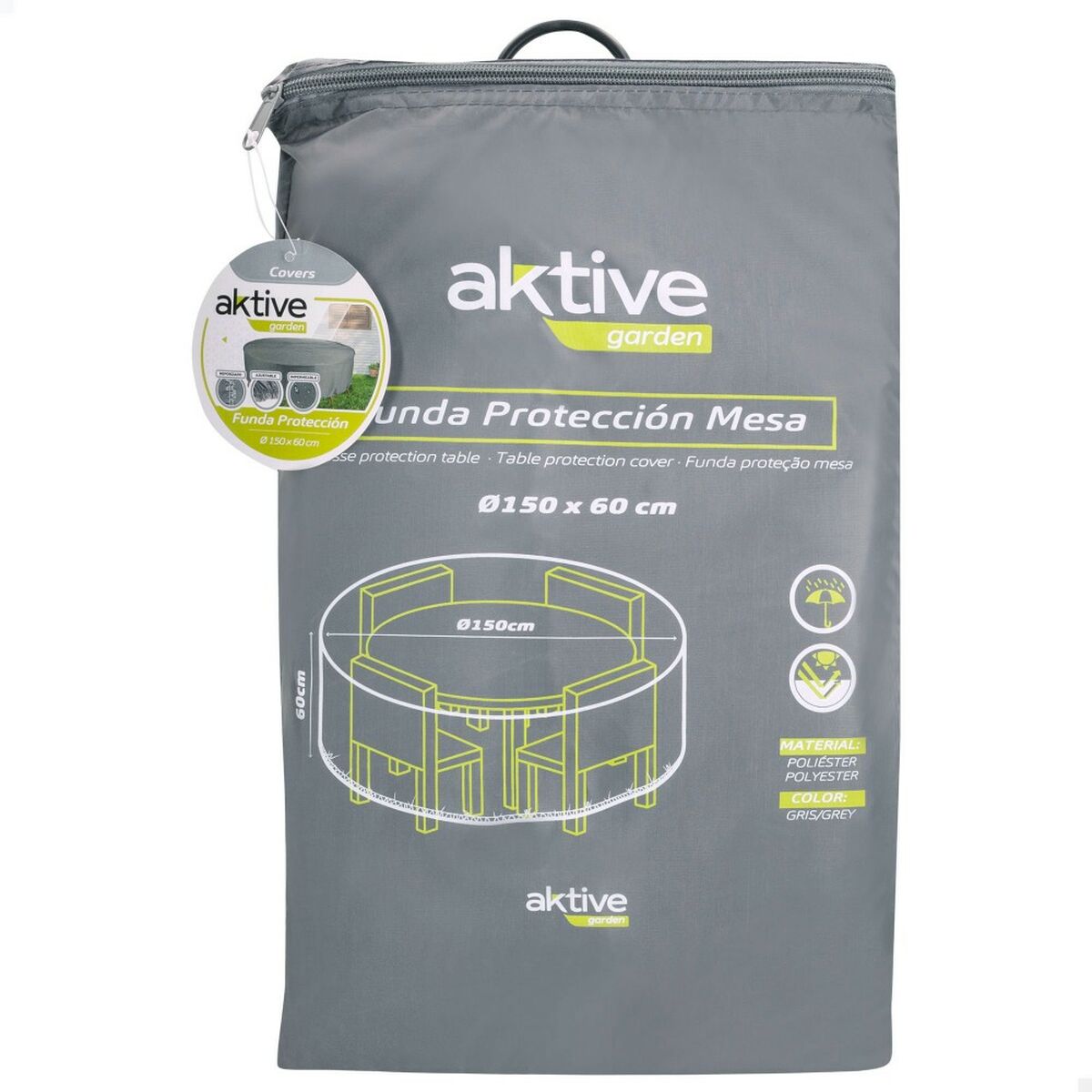 Protective Case Aktive  150 cm Tables 150 x 60 x 150 cm (6 Units)