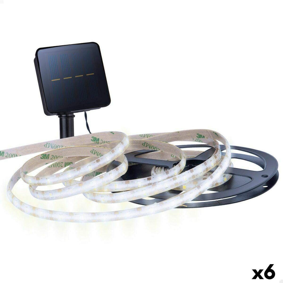 Strip of lights Aktive LED White Garden 3 m (6 Units) Strip of lights Aktive LED White Garden 3 m (6 Units)