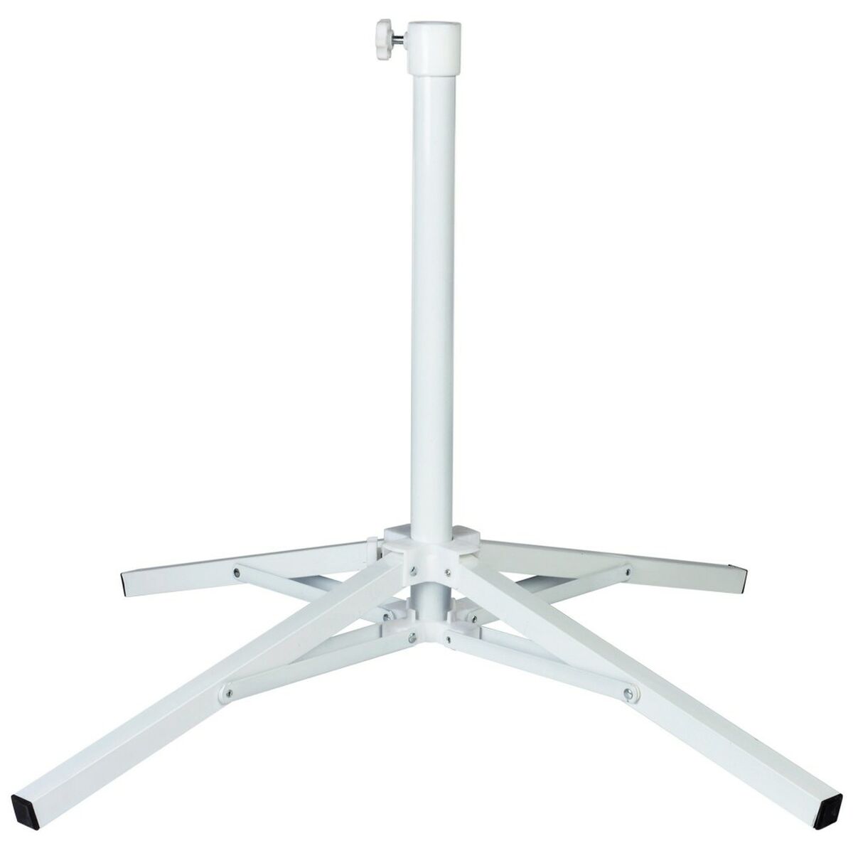 Base for beach umbrella Aktive White Metal 65 x 60,5 x 65 cm (6 Units)