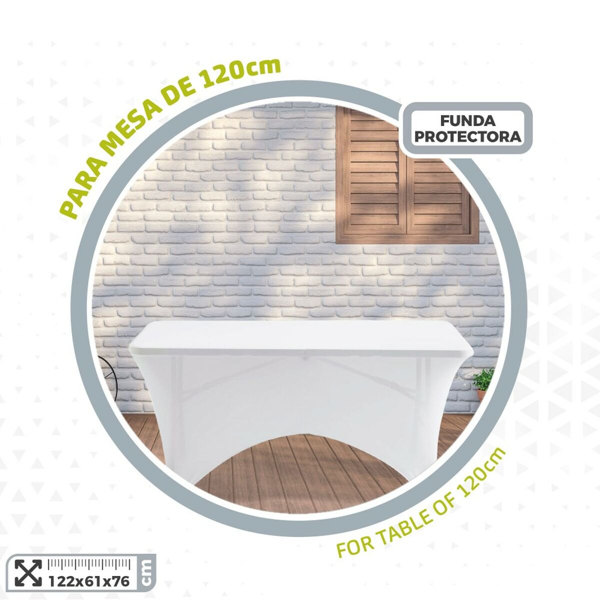 Protective Case Aktive White 122 x 76 x 61 cm Table Accessories Cars Road (6 Units)