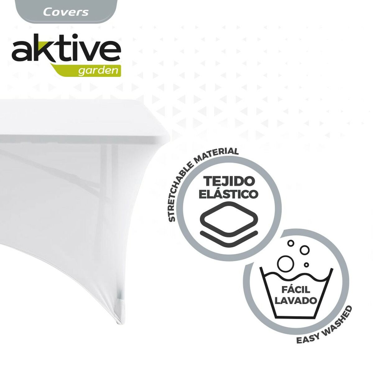 Protective Case Aktive White 122 x 76 x 61 cm Table Accessories Cars Road (6 Units)